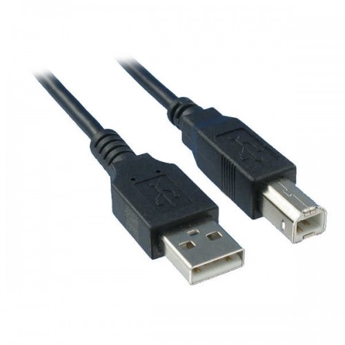 Cable USB V2.0 AM-BM 3mts negro Xcase