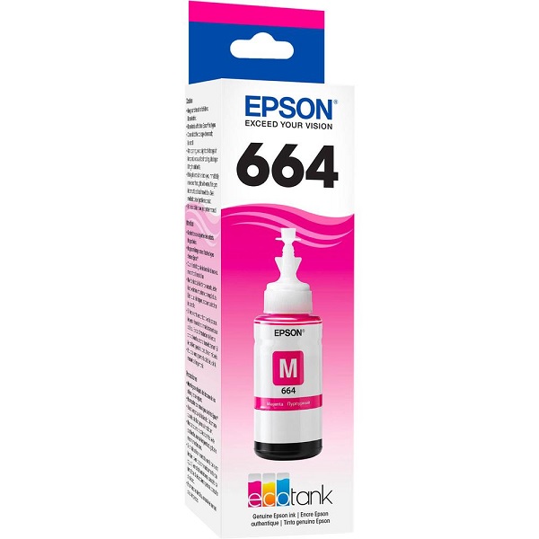 Botella de tinta Epson Magenta (T664320) p/L200/L355