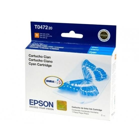 Cartucho de tinta Epson Cyan (T047220) p/C63/C65/C83/C85