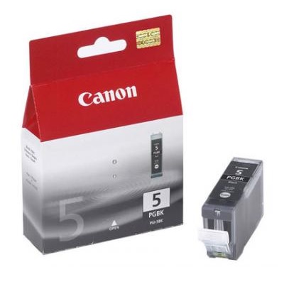 Cartucho de tinta Canon negro (PGI-5BK) p/IP4200/IP6600/MP51