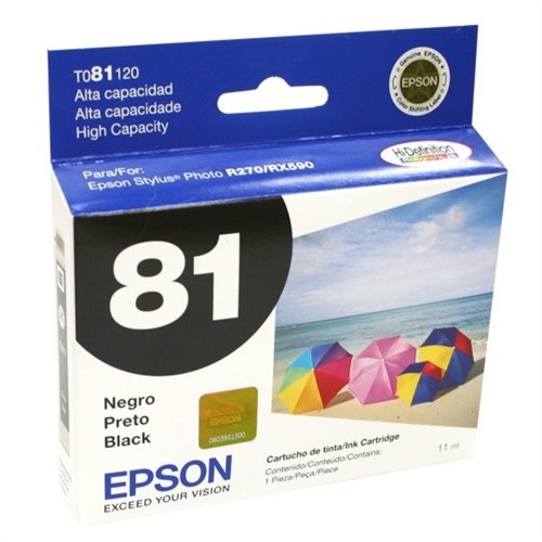 Cartucho de tinta Epson Negro (T081120) p/R270