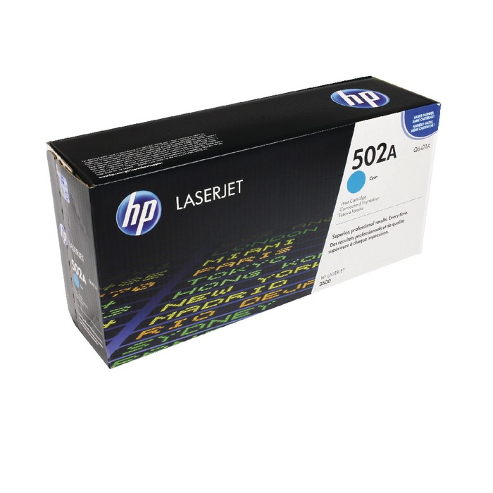 Toner HP Cyan No. 502A (Q6471A) p/LaserJet 3600
