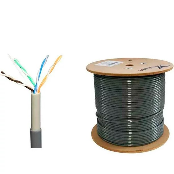 Cable UTP Cat. 5 doble forro p/ext. Xcase color gris