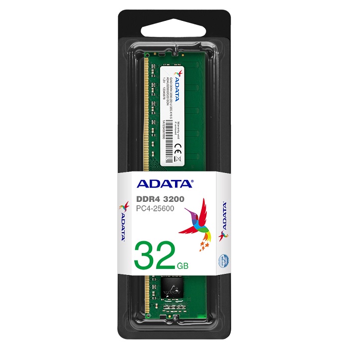 Memoria RAM DDR4 32gb 3200 Adata U-DIMM PC4-25600