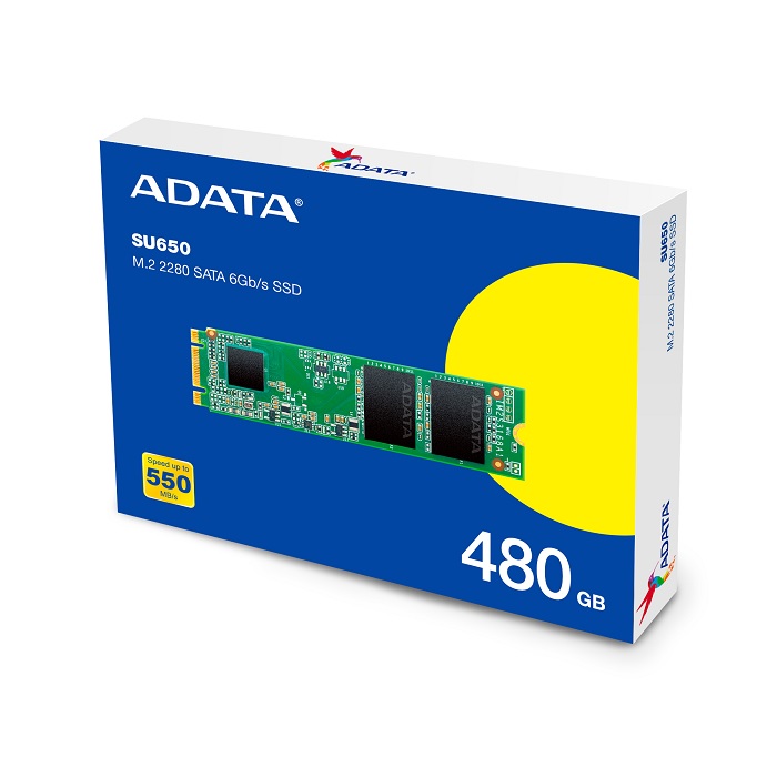SSD M.2 2280 480gb Adata SATA 550MB/s SU650