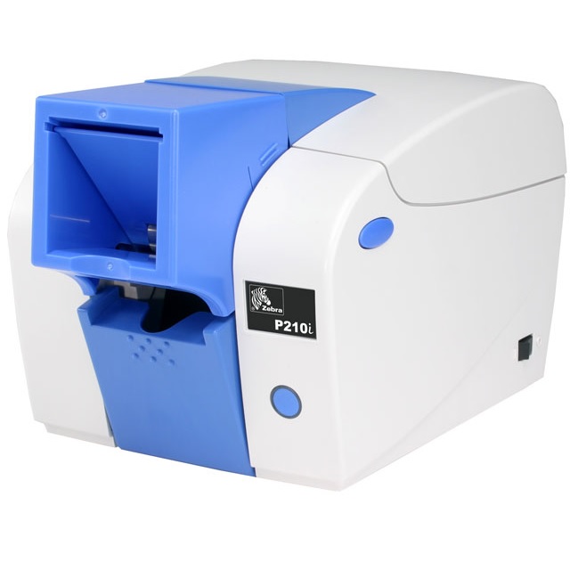Impresora de tarjetas de PVC a color Zebra P210i 300 Dpi