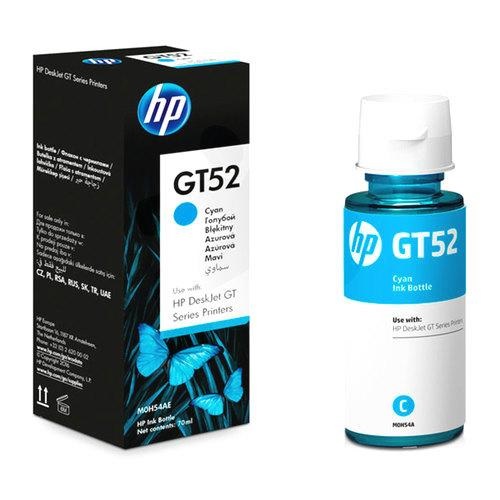 Botella de tinta HP Cyan No. GT52 (M0H54AL) 70ml